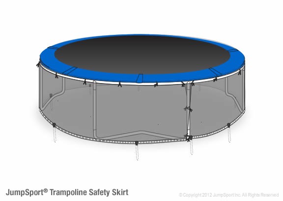 thumbnail image 2 of First Play 55 Inch Trampoline Replacement Spring Cover I Side Safety Pad 27475336333 2 of 9